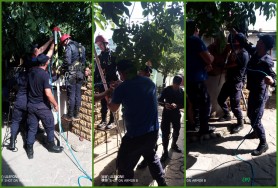 Operațiune contra cronometru. Un bătrân a fost salvat după ce a căzut într-o fântână